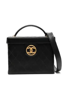 CHANEL Pre-Owned: Чёрная сумка 