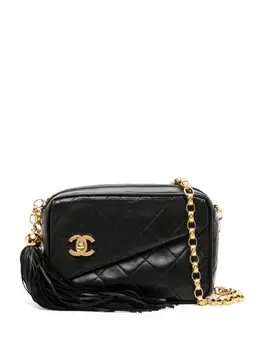 CHANEL Pre-Owned: Чёрная сумка 