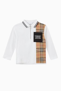 Burberry: Винтажное поло Vintage Check