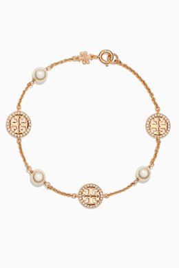 Tory Burch: Браслет Double T