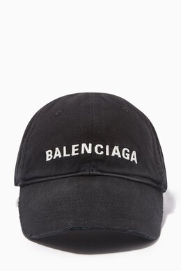 Balenciaga: Тёмная кепка