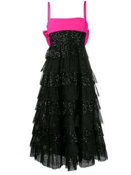Red Valentino: Расклешённое платье 