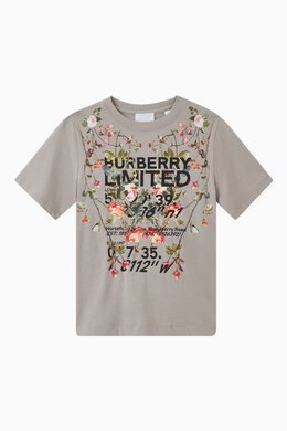 Burberry: Хлопковая футболка