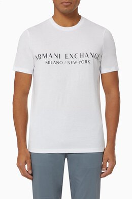 Armani Exchange: Хлопковая футболка