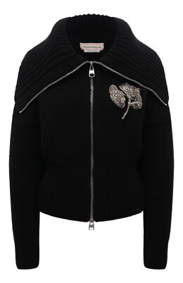 Кардиган из шерсти и кашемира Alexander McQueen 679395/q1aws