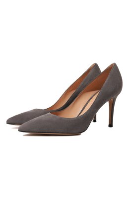 Замшевые туфли Gianvito 85 на шпильке Gianvito Rossi g24580.85ric.camlapi