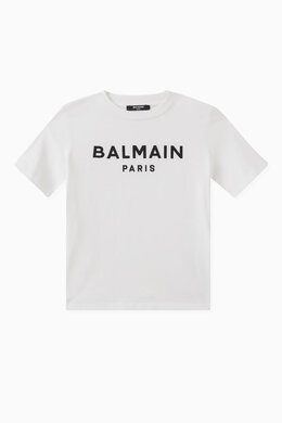 Balmain: Футболка с принтом