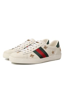 Комбинированные кеды New Ace Gucci 386750 a38f0