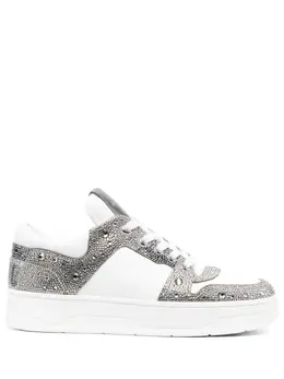 Jimmy Choo: Белые кроссовки 