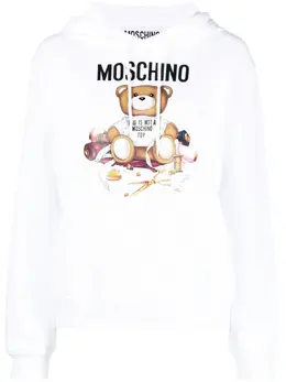 Moschino: Толстовка  Teddy Bear с принтом