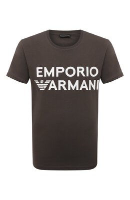 Хлопковая футболка Emporio Armani 211831/3r479