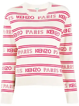 Kenzo: Трикотажный свитер  Paris