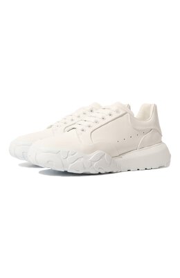 Кожаные кроссовки Court Trainer Alexander McQueen 705182/wicd29000