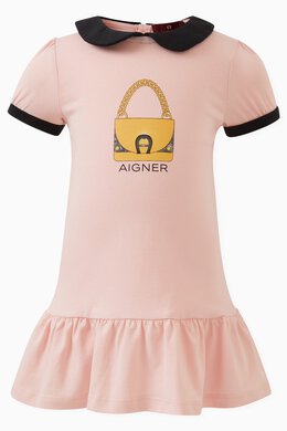 Aigner: Платье с принтом