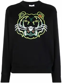 Kenzo: Футболка Tiger Head с принтом