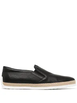 Tod's: Чёрные мокасины 