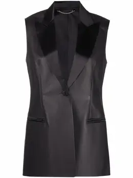 Salvatore Ferragamo: Кожаный жакет 