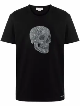 Alexander McQueen: Футболка Skull с принтом