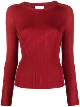 Salvatore Ferragamo: Жаккардовый свитер 