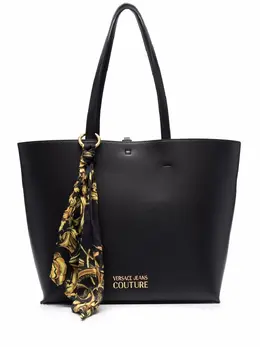 Versace Jeans Couture: Чёрный шарф 