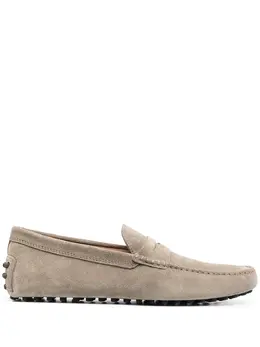 Tod's: Бежевые туфли 