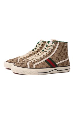 Текстильные кеды Tennis 1977 Gucci 625807 hvk70