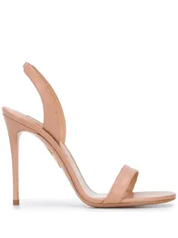 Aquazzura: Прозрачные сандалии So Nude