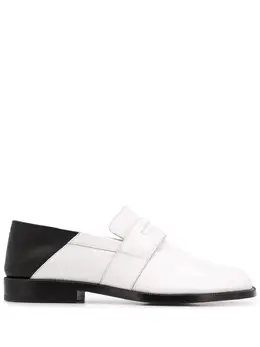 Maison Margiela: Белые лоферы  Tabi