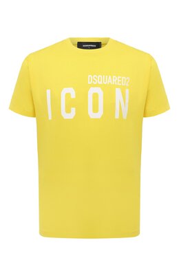 Хлопковая футболка Icon Dsquared2 s79gc0003/s23009