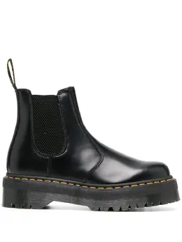Dr. Martens: Чёрные ботинки 