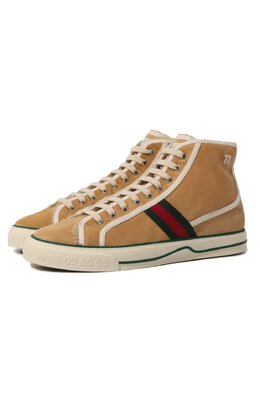 Замшевые кеды Tennis 1977 Gucci 649335 uae20