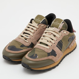 Valentino: Многоцветные кроссовки Rockrunner