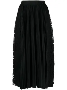 Valentino: Кружевная юбка 