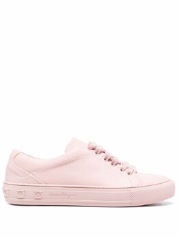 Salvatore Ferragamo: Розовые кроссовки  Gancini