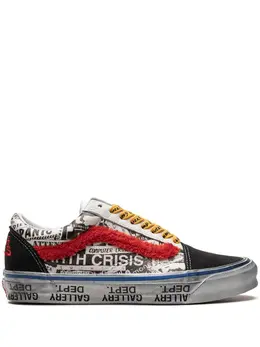 Vans: Чёрные кроссовки  Old Skool