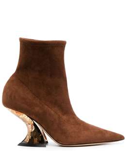 Casadei: Коричневые ботинки 