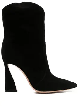 Gianvito Rossi: Чёрные ботинки 