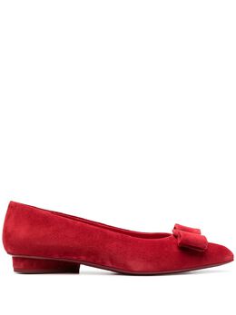 Salvatore Ferragamo: Красные балетки  Viva Bow