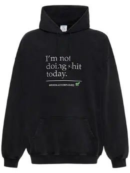 VETEMENTS: Хлопковая толстовка 