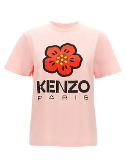 Kenzo: Хлопковая футболка  Paris