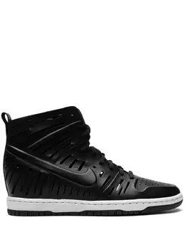 Nike: Чёрные кроссовки  Dunk