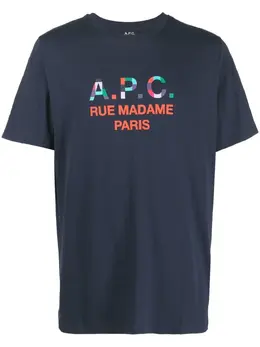 A.P.C.: Футболка с принтом