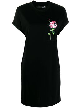 Love Moschino: Платье с цветочным принтом 