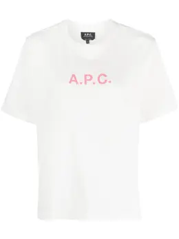 A.P.C.: Футболка с принтом 