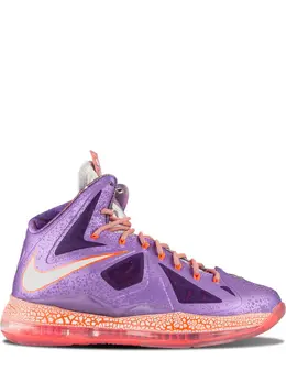 Nike: Фиолетовые кроссовки  Lebron 10