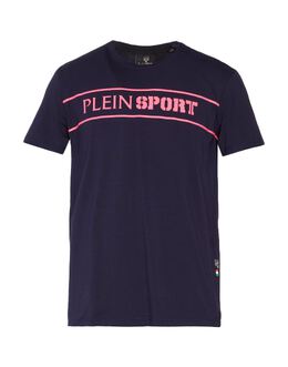 PLEIN SPORT: Футболка с воротником 