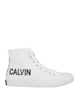CALVIN KLEIN JEANS: Белые кроссовки 