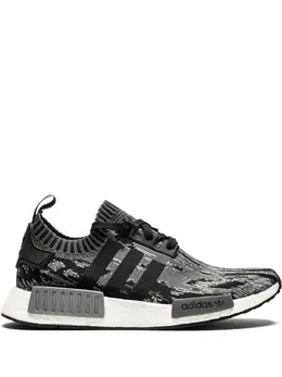 adidas: Светлые кроссовки  NMD_R1 Primeknit