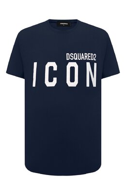 Хлопковая футболка Icon Dsquared2 s79gc0003/s23009