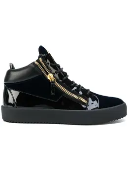 Giuseppe Zanotti: Синие кроссовки  Kriss